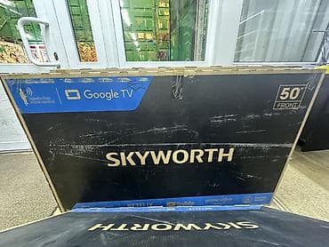 Телевизорлор: Телевизор SKYWORTH 50" - Диагональ: 50 дюймов - Платформа: Google TV — 2