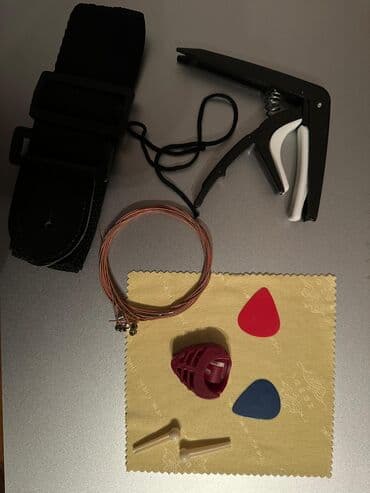 Барабаны: Жаны гитара сатылат. акустическая размер 38 комплект входит — 3