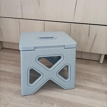 Табуретка, Новый, Пластик, Раскладной