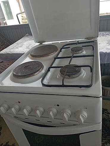 Плита комбинированная Indesit с духовкой. 5000 сом Особенности: -