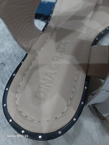 босоножки коричнево черные: Босоножки, 41, Новый, цвет - Белый, Самовывоз — 3