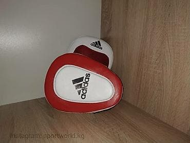 Перчатки: Боксерская лапа - ADIDAS Материал изготовления: натуральная 100% кожа — 2