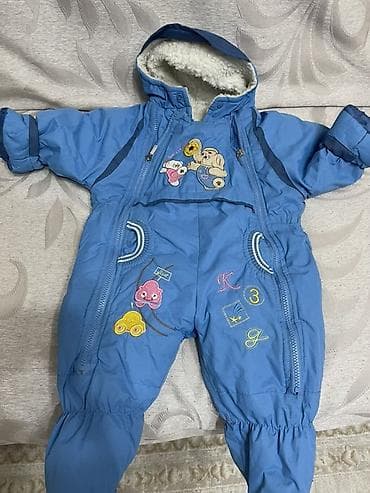 кепка детский: Комплект, цвет - Синий, Б/у — 3