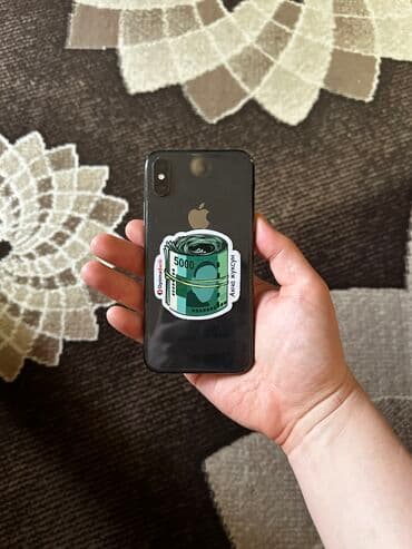 рассрочка айфон х: IPhone X, Колдонулган, 64 ГБ, Кара, Коргоочу айнек, Куту, Каптама — 5