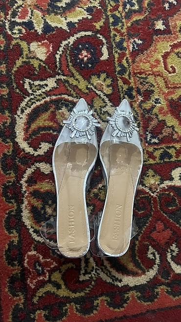 Женская обувь: Туфли, 39, 39.5, 40, Fashion, Новый, цвет - Серебристый, Самовывоз, Платная доставка — 3
