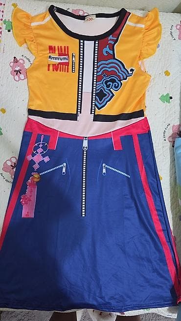 платье 11 лет: Детское платье, цвет - Желтый, Новый — 1