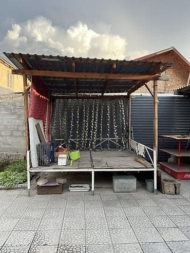 листы для навеса: Навес, Односкатный, Металл, Профнастил — 1