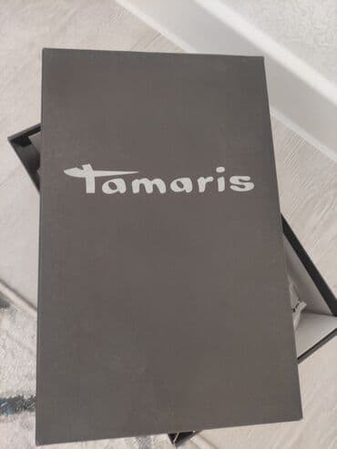 Прокат одежды: Туфли, 39, Tamaris, Новый, цвет - Черный, Самовывоз, Бесплатная доставка — 3