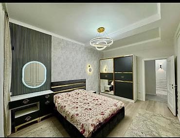 Недвижимость: 4 комнаты, 110 м², Асанбай мкр Элитка, 8 этаж, Евроремонт — 10