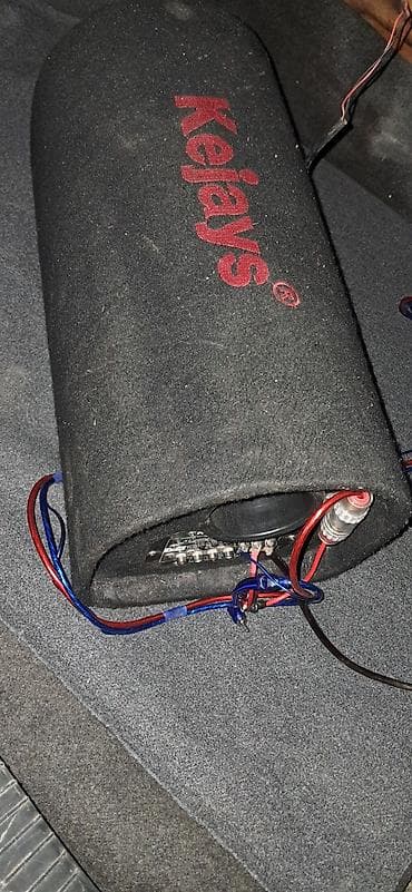 Сабвуфер для автомобиля Kejays в корпусе «бочка». - Тип: активный