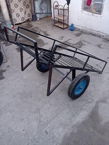 Садово-строительная тачка и тележка, Стальная, Двухколесная, Новый