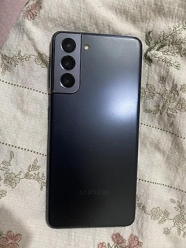 ноутбуки ми: Samsung Galaxy S21 5G, Б/у, 128 ГБ, цвет - Черный — 2