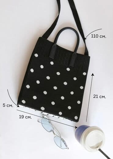 черная удлиненная куртка: Сумка кросс Боди — 2