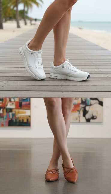 обувь больших размеров бишкек: Женская обувь — два пары. 1) Белые кеды/кроссовки: - Цвет: белый - — 1