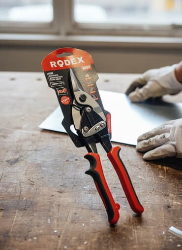 Ножницы по металлу RODEX 0603 (авиационные) - Длина: 250 мм (10") -
