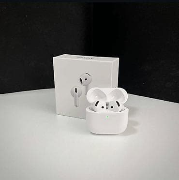 Аудиотехника: Зымсыз ичине салынуучу кулакчындар, Apple, AirPods 4, Жаңы — 1