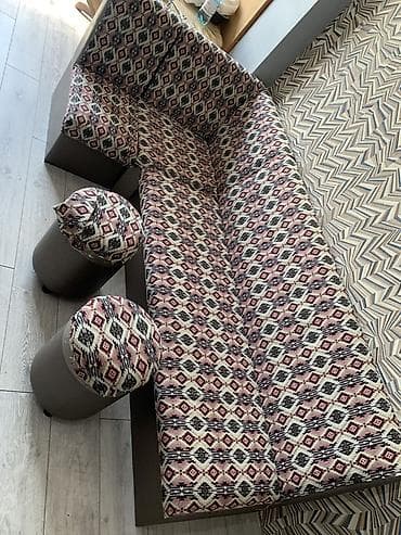 реставрация дивана книжки: Угловой диван, С ящиками — 2