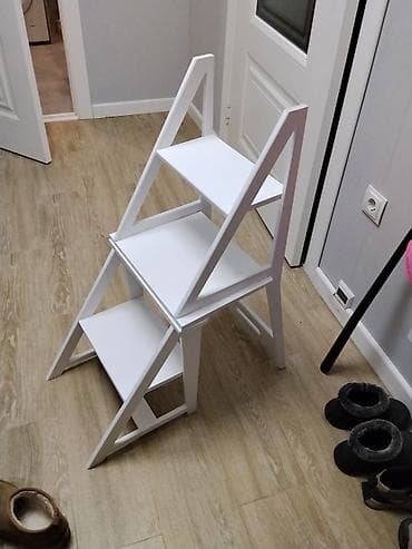 Уход и хранение одежды: Трансформер «стул-стремянка» 2-в-1 - Многофункциональная мебель: в — 3