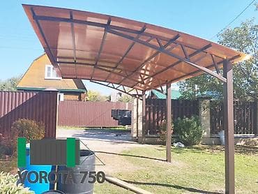 кошара ферма: Навесы и каркасы из металла под авто и двор - Изготовление и монтаж — 7