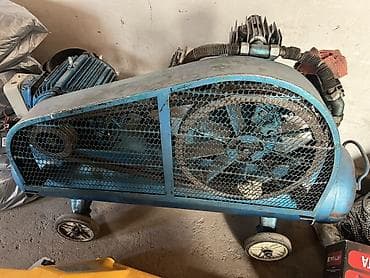 Компрессоры: Компрессор Для покраски, Электрический, Поршневой, Б/у — 1