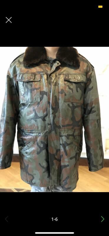 прибор ночного видения для охоты бу: Кожаный бушлат Натуральный мех Жилетка внутри отстегивается Размер — 1