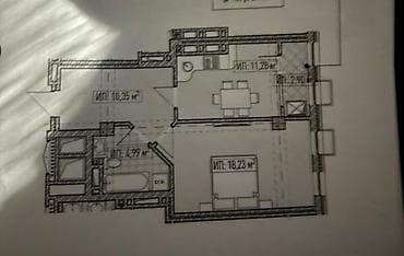 1 комната, 47 м², Элитка, 7 этаж, Готовая ПСО (под самоотделку) — 9