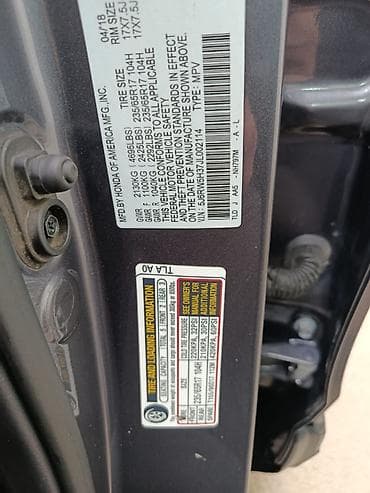 хонда срви: Honda CR-V: 2018 г., 2.4 л, Вариатор, Бензин, Кроссовер — 4
