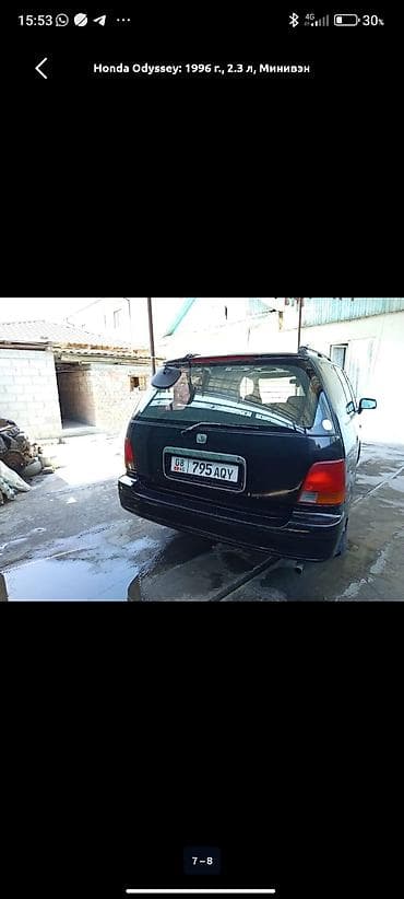 Продажа авто: Honda Odyssey: 1996 г., 2.3 л, Автомат, Бензин, Минивэн — 2