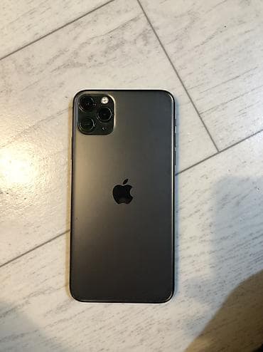 iphone 11 pro бу цена: IPhone 11 Pro Max, Б/у, 256 ГБ, Черный, Чехол, 100 % — 1