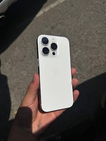 a 12: IPhone 16 Pro, Б/у, 256 ГБ, Серебристый, 86 % — 2