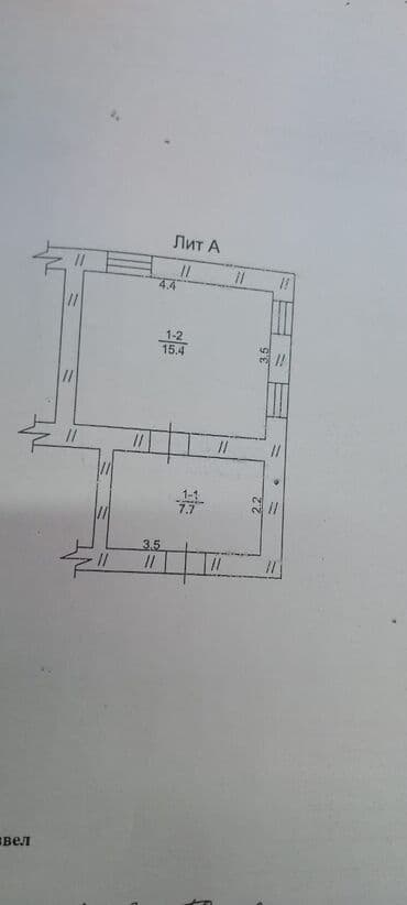 Үйлөрдү сатуу: Үйдүн жарымы, 30 м², 1 бөлмө, Кыймылсыз мүлк агенттиги — 10