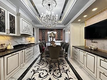 osh flat: 4 комнаты, 222 м², Старый аэропорт Элитка, 6 этаж, Евроремонт — 9