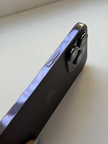 pro 5: IPhone 14 Pro, Б/у, 512 ГБ, Deep Purple, Защитное стекло, Чехол, Кабель, 80 % — 3