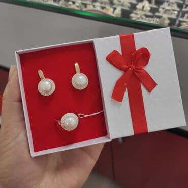 свадебные платья от производителя: Набор украшений, Проба 925, Женские, Новый — 1