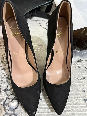 лабутены обувь: Туфли, 36, Christian Louboutin, Б/у, цвет - Черный — 3