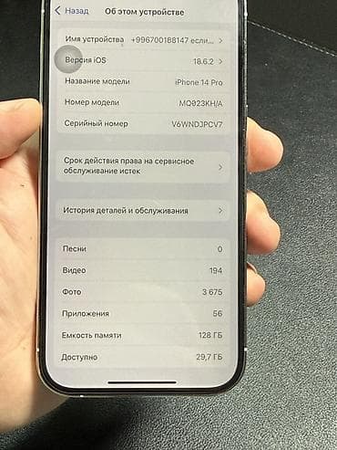 Линолеум: IPhone 14 Pro, Күмүш — 6