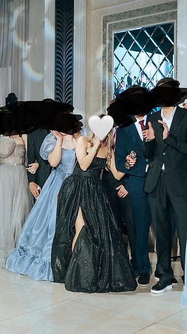 Личные вещи: Платье на выпускной с глиттером. Шила на заказ, надевала один раз — 3