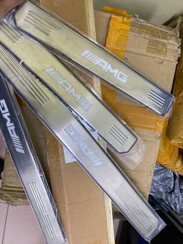 дом калесах: Накладки на пороги w211 amg Амг новые есть подсветка — 1