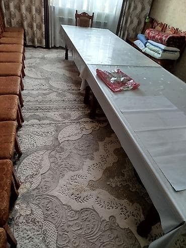 капютерный стол: Стол и стул для зала, Самовывоз, цвет - Коричневый — 7