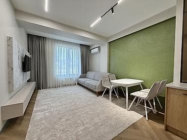 Батирлер: 2 бөлмө, 48 м², Түштүк Магистраль Элитка, 10 кабат, Жаңы ремонт — 6