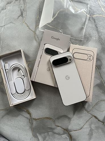 Google Pixel 9 Pro, Новый, 128 ГБ, цвет - Белый, 1 SIM, eSIM