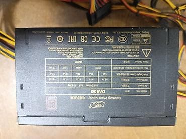 ноутбуки бишкек б у: DA500 80+ bronze
CPU 8pin(2x4) 
GPU 2 по 8pin(6+2)

Цена 1500 — 2