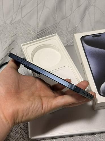 iphone 16 pro mac: IPhone 15 Pro Max, Б/у, 256 ГБ, Blue Titanium, Коробка, 89 % — 3