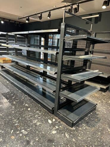 оборудование для бутика: Витрины, стеллажи, полки торговые металлические б/у, полка магазинная — 5