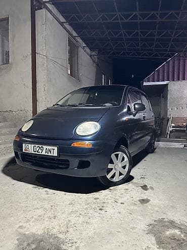 кирг шёлк: Daewoo Matiz: 2002 г., 0.8 л, Кол менен иштөөчү, Бензин, Хетчбек — 2