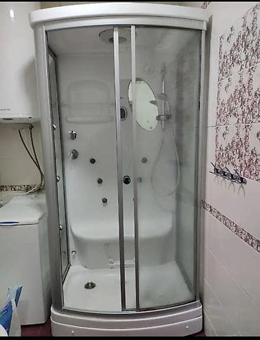 Душевая кабина Полукруглая, Покрытие: Прозрачный