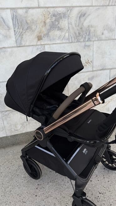 коляска прогулочная новая: Коляска, цвет - Черный, Новый — 4