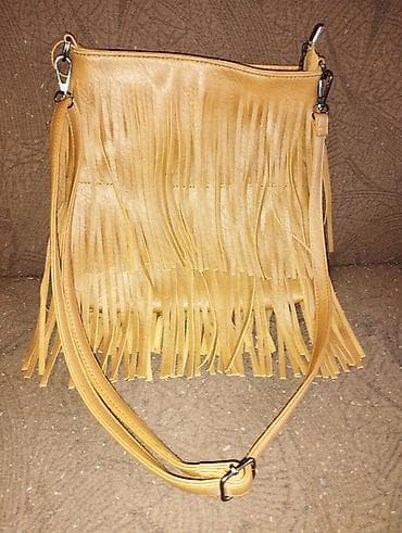 Сумка экокожа с двух сторон бахрома