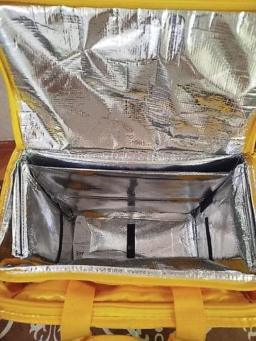 Бижутерия: Терморюкзак курьерский Glovo - Формат: короб-рюкзак для доставки — 3