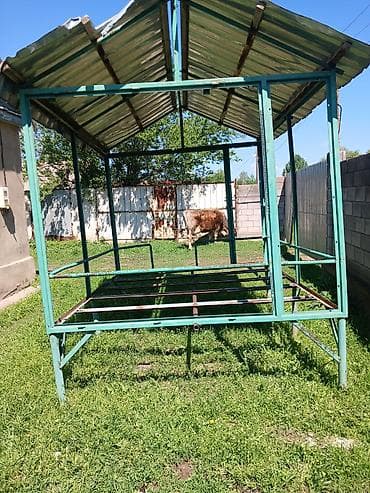 установка противопожарной сигнализации: Навес, Двускатный, Металл, Профнастил — 4